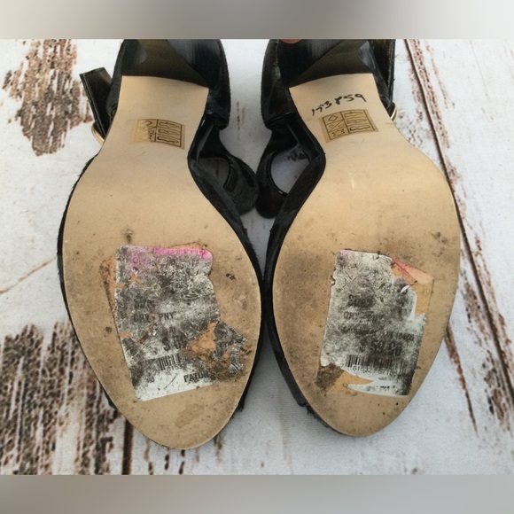 N.Y.L.A. PONY HAIR PLATFORM HEEL SIZE 7 - Picture 10 of 12